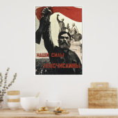 USSR CCCP Propaganda-Posters uit de Koude Oorlog S Poster (Keuken)