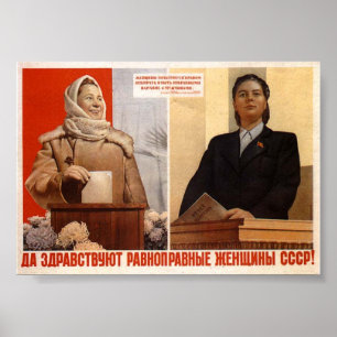 USSR CCCP Propaganda-Posters uit de Koude Oorlog S Poster