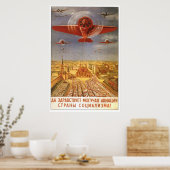 USSR CCCP Propaganda-Posters uit de Koude Oorlog S Poster (Keuken)