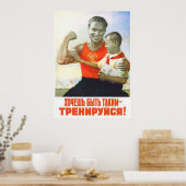 USSR CCCP Propaganda-Posters uit de Koude Oorlog S Poster (Keuken)