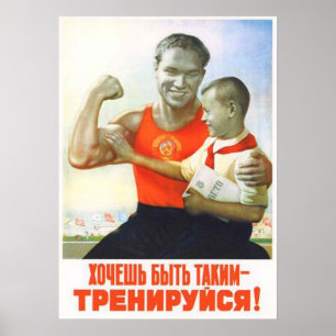 USSR CCCP Propaganda-Posters uit de Koude Oorlog S Poster