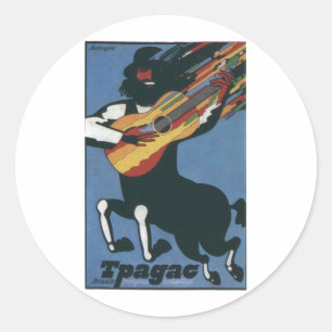 USSR CCCP Propaganda-Posters uit de Koude Oorlog S Ronde Sticker