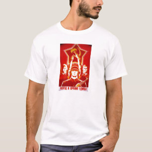 USSR CCCP Propaganda-Posters uit de Koude Oorlog S T-shirt