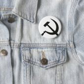 USSR / CCCP / URSS RONDE BUTTON 5,7 CM (In situ)