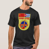USSR-CUBA Soyuz 38 Interkosmos Mission Patch T-shirt (Voorkant)