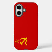 USSR FLAG Case-Mate iPhone CASE (Achterkant)