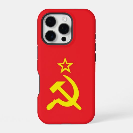 USSR flag iPhone Hoesje (Achterkant)