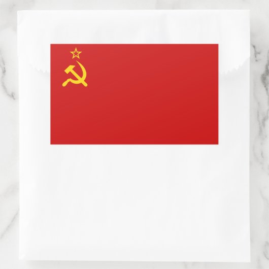 USSR Flag Sticker (Tas)