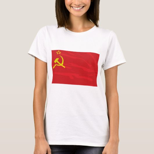 USSR Flag Womens T-Shirt (Voorkant)