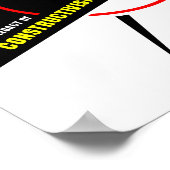 USSR-hamer en sikkel, constructivisme-kunststijl Poster (Hoek)