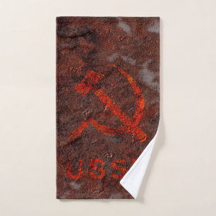 Ussr hammer en sikkel handdoek