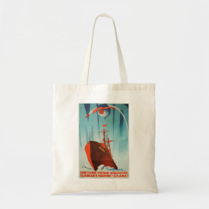 USSR Propaganda Ruimtevaart Vintage Sovjet-Unie Tote Bag