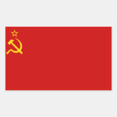 USSR RECHTHOEKIGE STICKER (Voorkant)