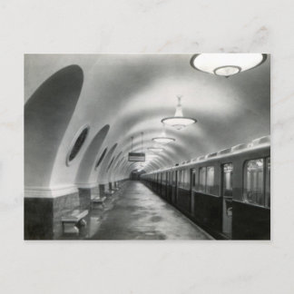 USSR Sovjet Moskou Metro (Metropoliten), 1939 Briefkaart