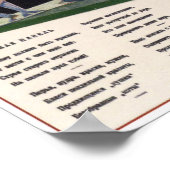 USSR Sovjet Propaganda Stop het nachtleven! 1929 Poster (Hoek)