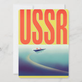 USSR Sovjet reisposter (Achterkant)