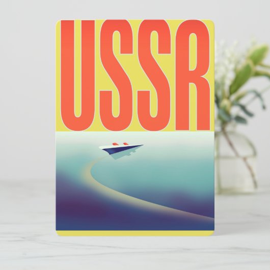 USSR Sovjet reisposter (Staand voorkant)