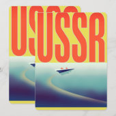 USSR Sovjet reisposter (Voorkant / Achterkant)