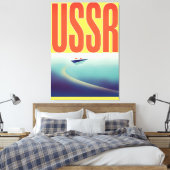 USSR Sovjet reisposter Canvas Afdruk (Insitu (Slaapkamer))