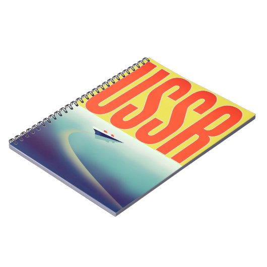 USSR Sovjet reisposter Notitieboek (Linkerzijde)