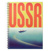 USSR Sovjet reisposter Notitieboek (Voorkant)