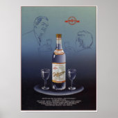 USSR Sovjet Stolichnaya Vodka Adverteren 1965 Poster (Voorkant)