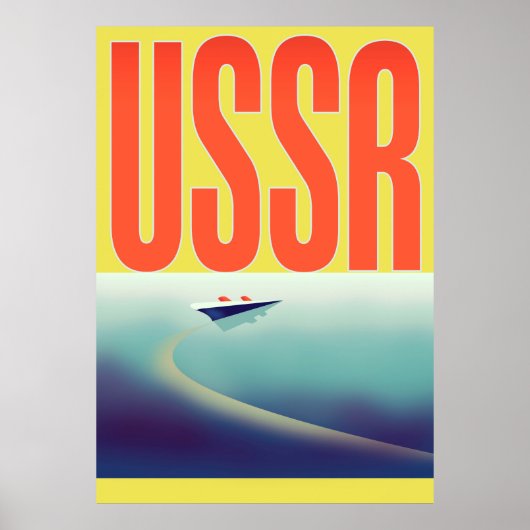 USSR Sovjet Travel poster (Voorkant)