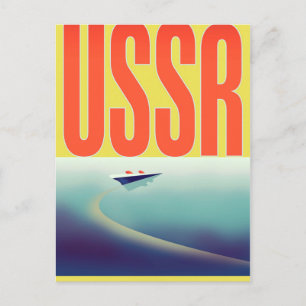USSR Sovjet Travel poster Briefkaart