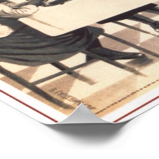 USSR Sovjet-Unie Propaganda 1932 Poster (Hoek)