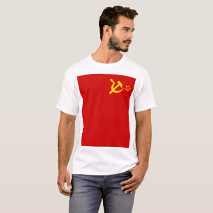 USSR Sovjet Unie Vlag Communistische Sikkel en Ham T-shirt