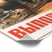 USSR Sovjet Union 1948 Vijfjarenplannen Poster (Hoek)