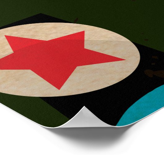 USSR Sovjet Vintage Travel Poster (Hoek)