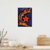 USSR Sovjetconserven Sturgeon Adverteren 1932 Poster (Keuken)