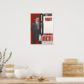USSR tentoonstelling van werken door Mayakovsky 19 Poster (Keuken)