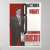 USSR tentoonstelling van werken door Mayakovsky 19 Poster (Voorkant)