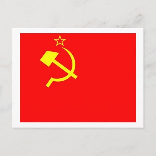 USSR-vlag Briefkaart (Voorkant)