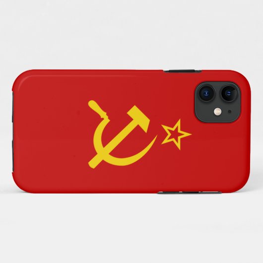 USSR-vlag Case-Mate iPhone Case (Achterkant (horizontaal))