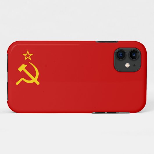 USSR-vlag Case-Mate iPhone Case (Achterkant (horizontaal))