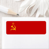 USSR-vlag Etiket (Insitu)