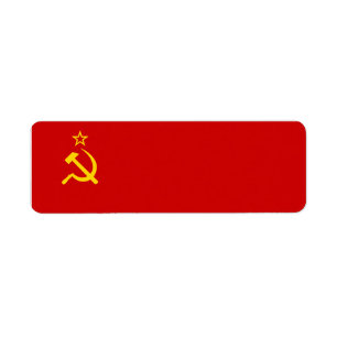 USSR-vlag Etiket