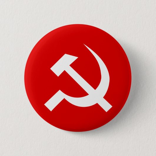 USSR-vlag Ronde Button 5,7 Cm (Voorkant)