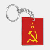 USSR-vlag Sleutelhanger (Voorkant Links)