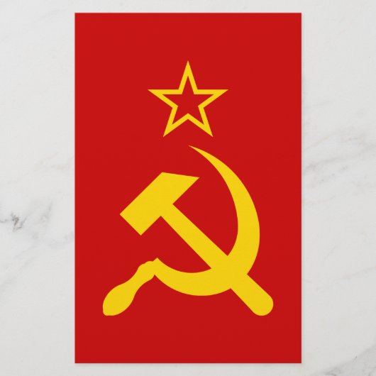 USSR-vlag - Sovjet-Unie vlag Flyer (Voorkant)