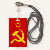 USSR - Vlag - Sovjetunie - vlag Badge (Voorkant met draagriem)