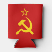 USSR - Vlag - Sovjetunie - vlag Blikjeskoeler (Voorkant)