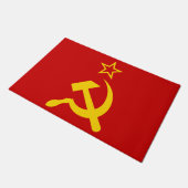 USSR - Vlag - Sovjetunie - vlag Deurmat (Schuin)