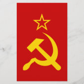 USSR - Vlag - Sovjetunie - vlag Flyer (Voorkant)