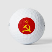 USSR - Vlag - Sovjetunie - vlag Golfballen (Voorkant)