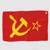 USSR - Vlag - Sovjetunie - vlag Golfhanddoek (Horizontaal)