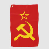 USSR - Vlag - Sovjetunie - vlag Golfhanddoek (Voorkant)
